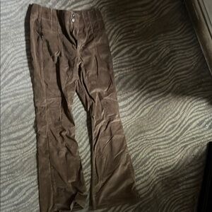 No Boundaries Brown Boot Cut Pants with Flare